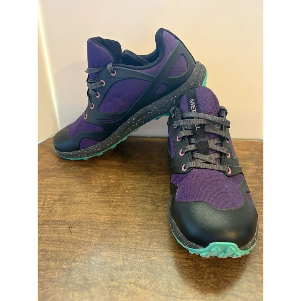 Merrell Altalight Low Outdoor Sneaker -Hiking Shoes Kids Size 4M- EU 34 NWOT - Picture 2 of 6